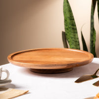 Wooden Food Display Stand for Parties, Home Decor & Dining Table Setup