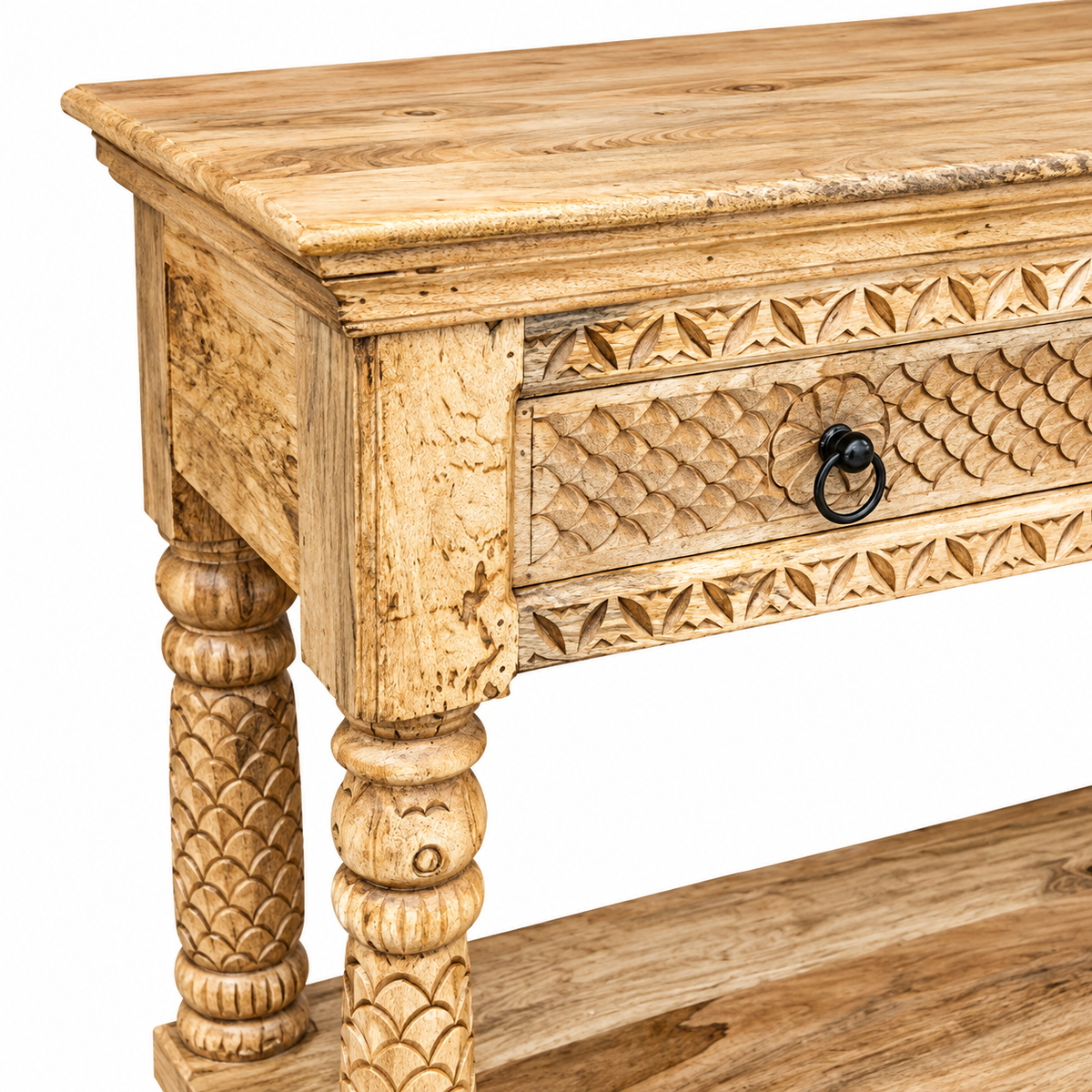 Wooden Antique Console Table for Living Room, Drawing Room & Office