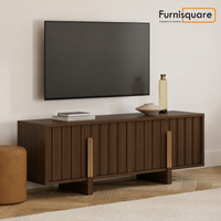 Wooden TV Cabinet with Storage for Living Storage