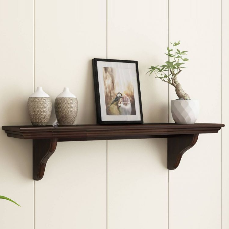 Solid Wood Floating Shelf for Living Room & Bedroom