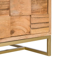 Solid Wood Chest of Drawer for Living Room in Natural Finish