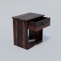 Wooden Bedside Table with Drawers for Bedroom