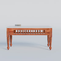 Wooden Dining Table 4 Seater with Cushioned Bench for Dining Room