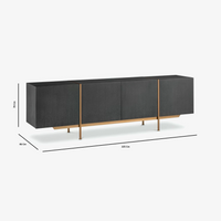 Wooden Sideboard Cabinet with Storage for Living Room