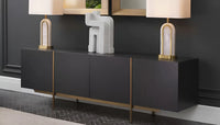 Wooden Sideboard Cabinet with Storage for Living Room