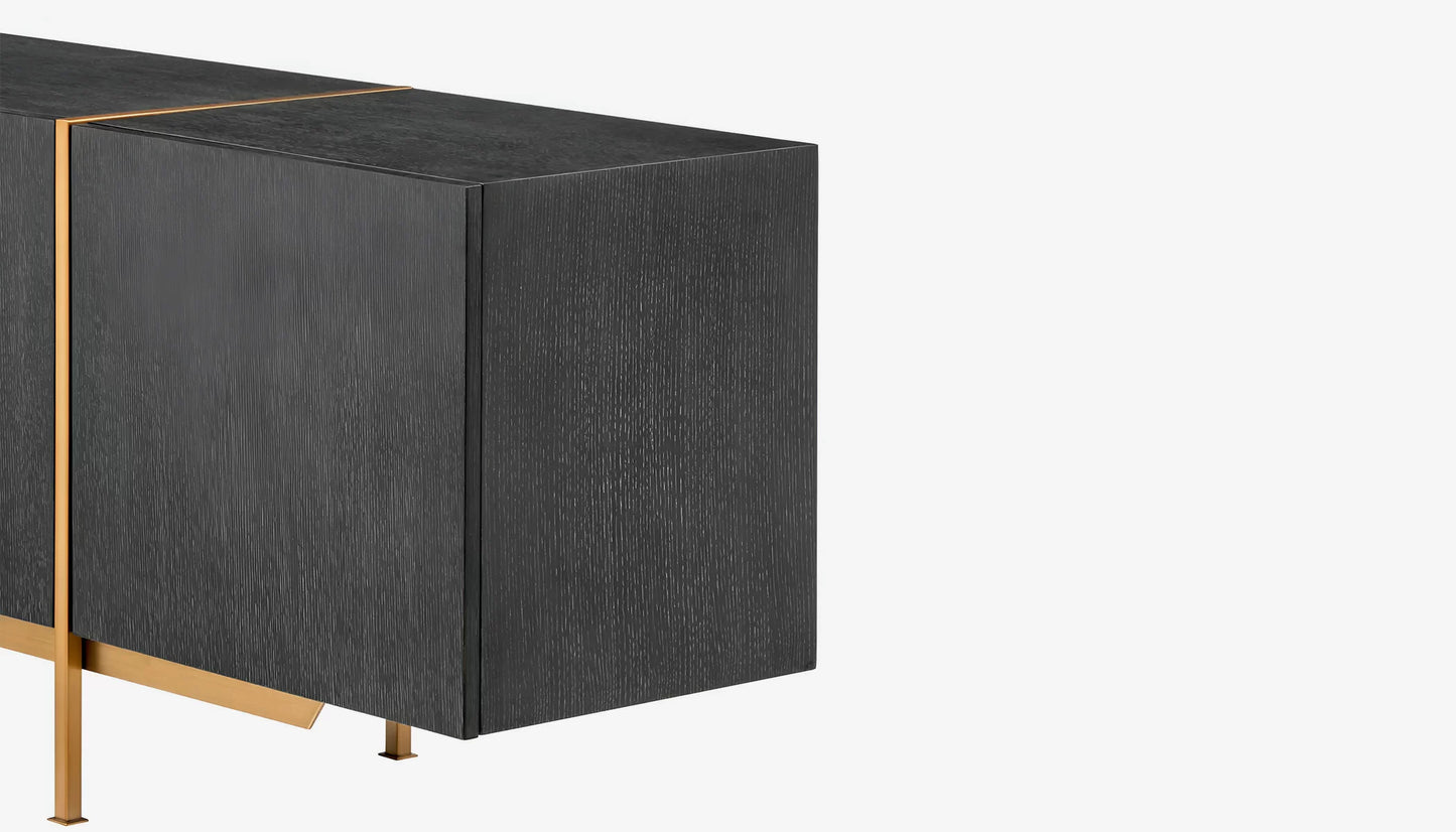Wooden Sideboard Cabinet with Storage for Living Room