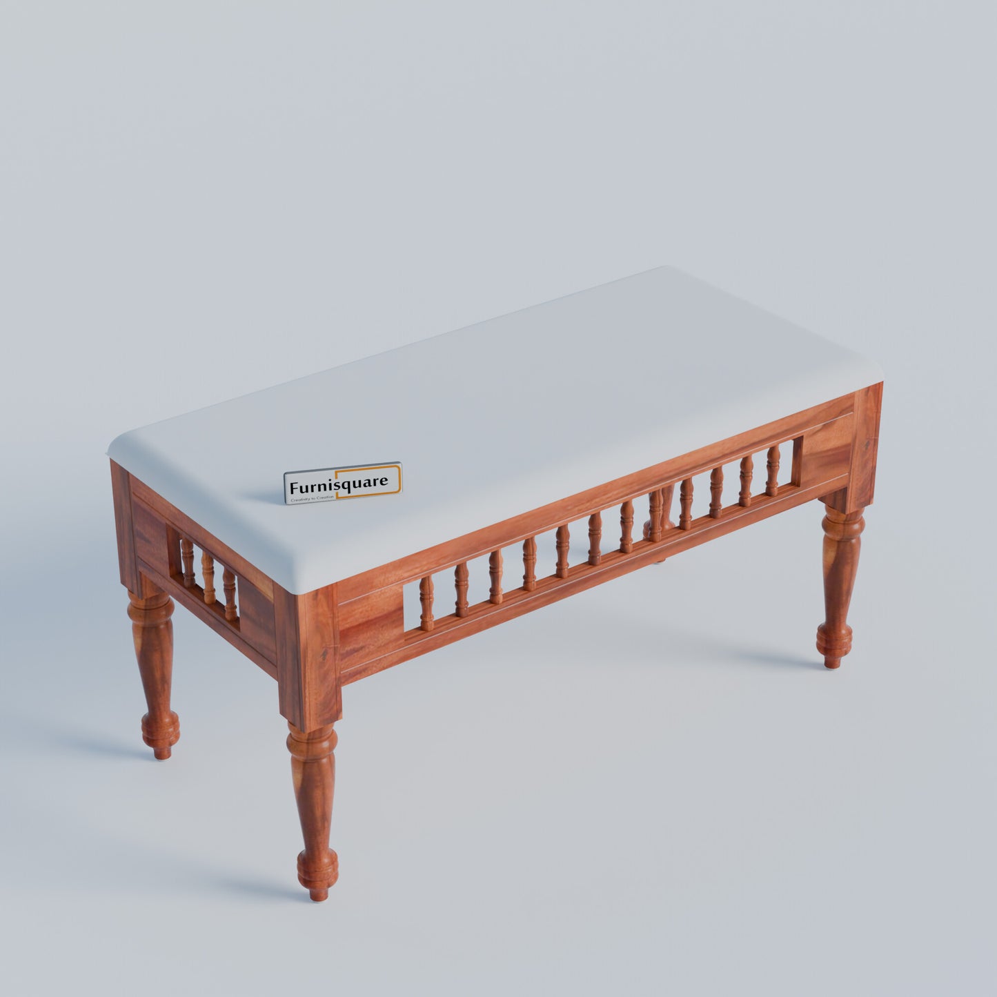 Wooden Dining Table 4 Seater with Cushioned Bench for Dining Room
