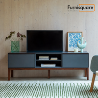 Wooden TV unit with Storage for Entertainment Space