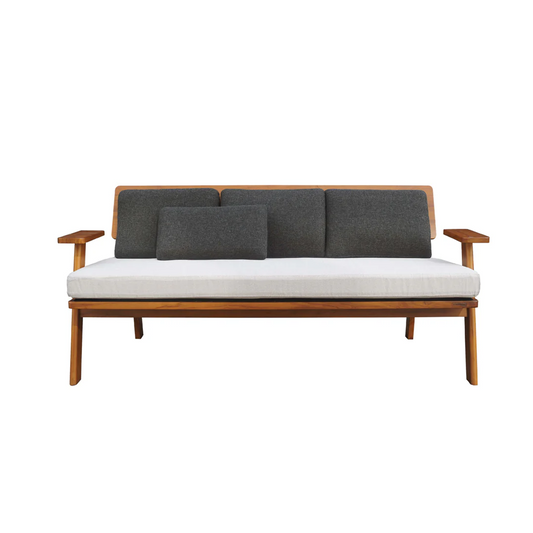 Wooden Sofa Set 5-Seater for Living Room