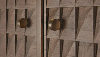 Solid Wood Sideboard Cabinet with Drawers for Living Room