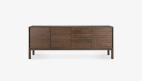 Solid Wood Sideboard Cabinet with Drawers for Living Room