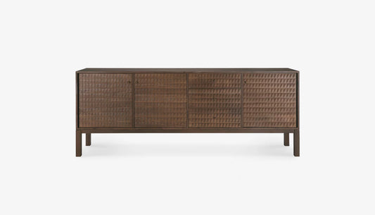 Solid Wood Sideboard Cabinet with Drawers for Living Room