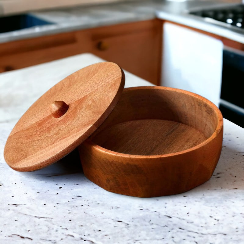 Solid Wood Roti Box for Kitchen Accessories