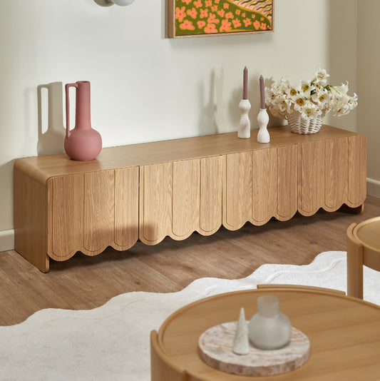 Wooden Entertainment Unit for Living Room