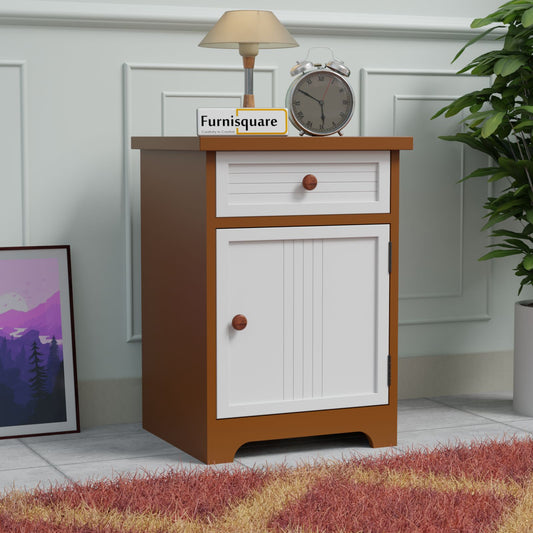 MDF Bed Side Table with Drawers for Bedroom
