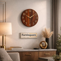 Wooden Round Wall Clock