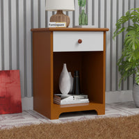 Bed Side Table with Drawers Made of MDF for Bedroom