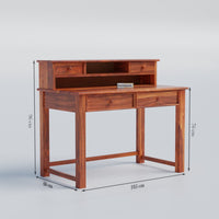 Wooden Study Table with Drawer Storage for Study Room