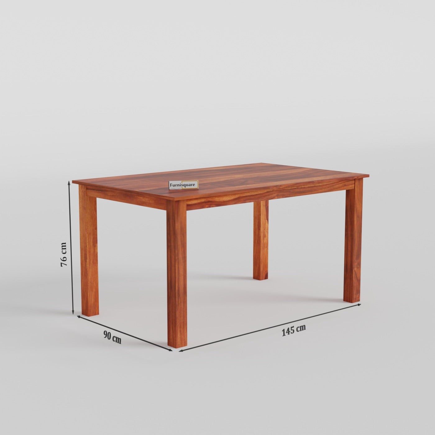 Solid Wood Dining Table 6 Seater with Chair for Dining Room