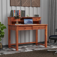 Wooden Study Table with Drawer Storage for Study Room