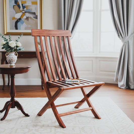 Wooden Patio Folding Chair for Living Room