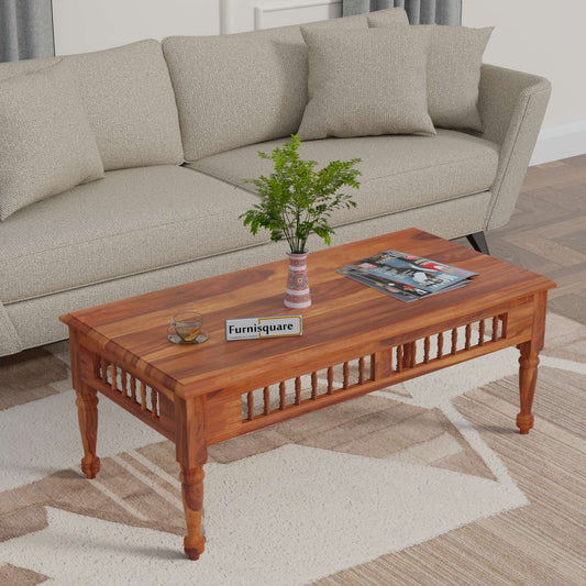 Wooden Handcrafted Coffee Table for Living Room