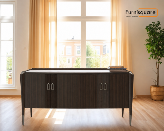 Wooden Sideboard Cabinet with Storage for Living Room