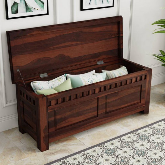 Solid Wood Trunk Box for Home