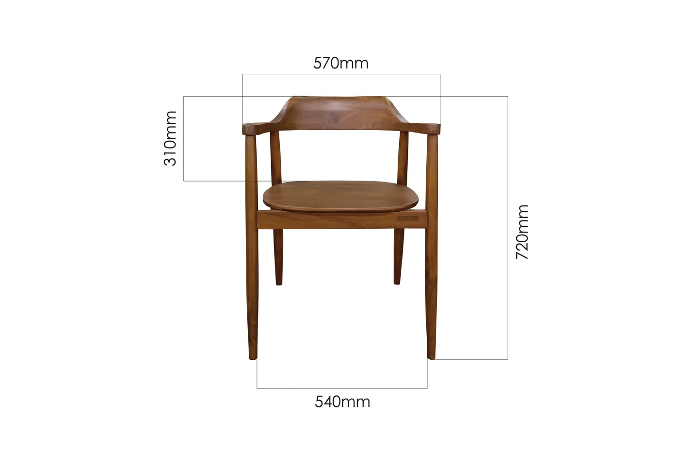 Wooden Dining Table 4-Seater Set for Dining Room