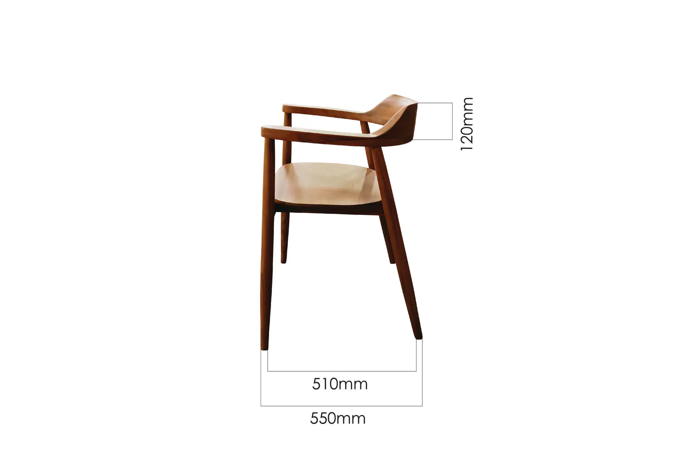 Wooden Dining Table 4-Seater Set for Dining Room