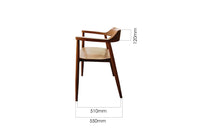 Wooden Dining Table 4-Seater Set for Dining Room