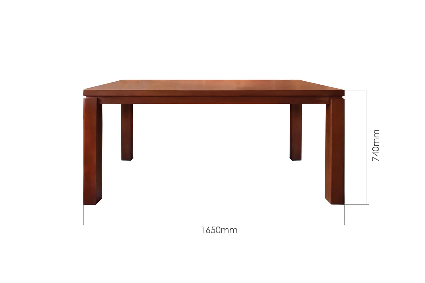 Wooden Dining Table 4-Seater Set for Dining Room