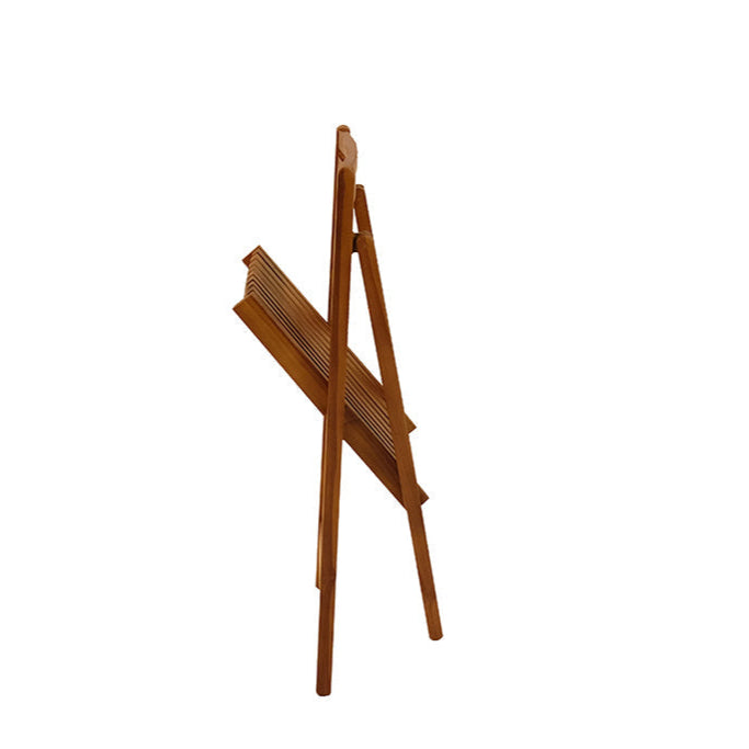 Solid Wood Folding Chair in Natural Finish