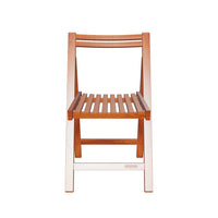 Solid Wood Folding Chair in Natural Finish