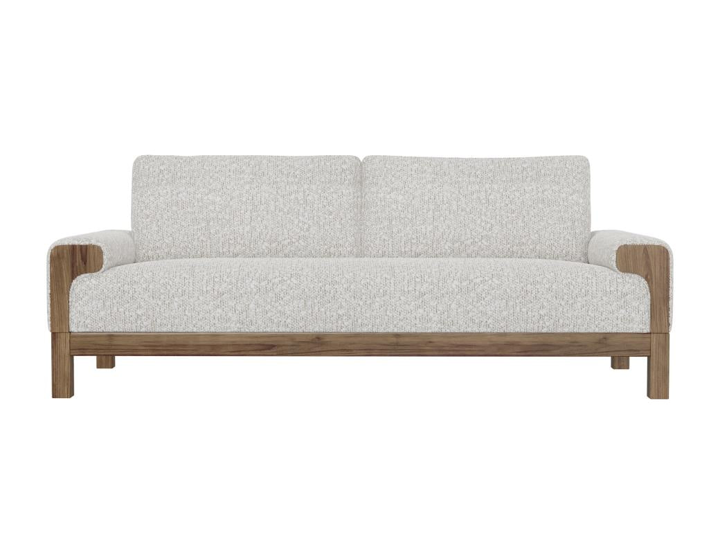Solid Wood Upholstery Sofa Set 3-Seater for Living Room