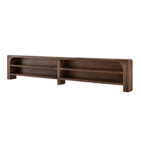 Solid Wood King Bed with Storage Bench in Rustic Teak Finish