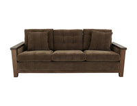 Solid Wood Sofa Set 3-Seater for Living Room