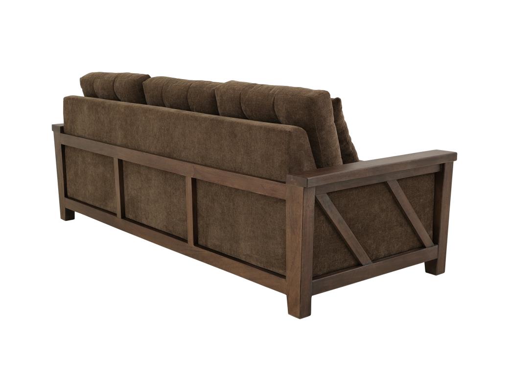 Solid Wood Sofa Set 3-Seater for Living Room