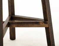 Solid Wood Upholstered Stool