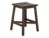 Solid Wood Upholstered Stool