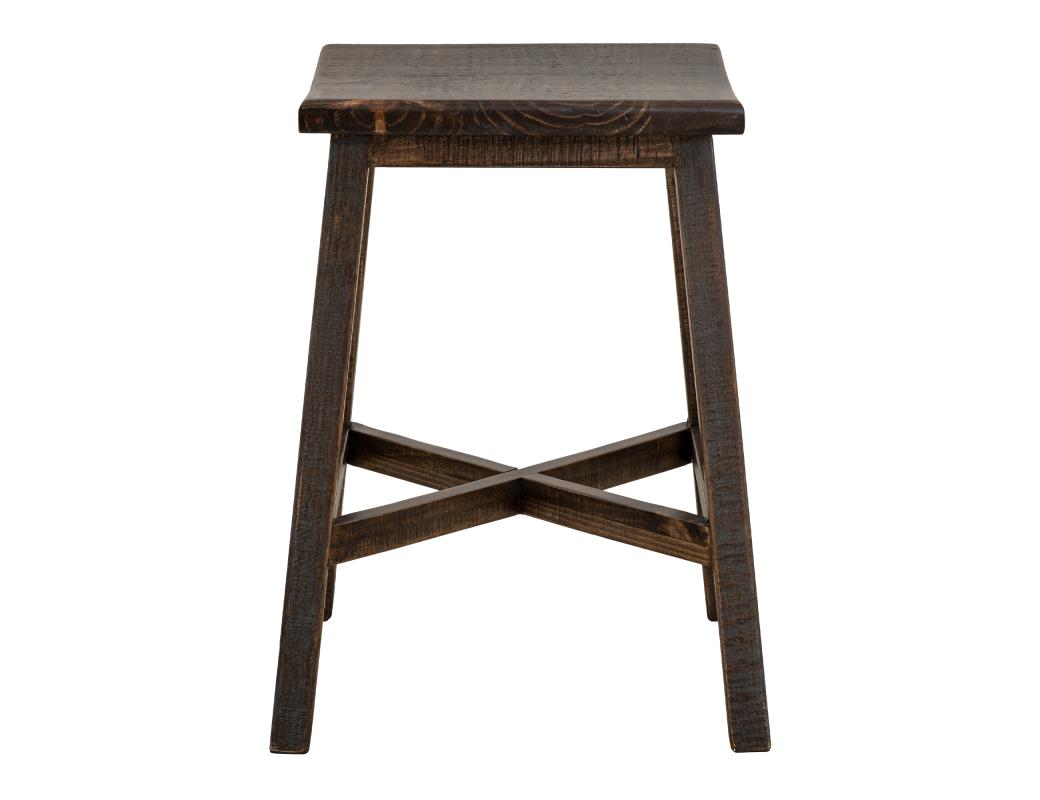 Solid Wood Upholstered Stool