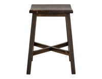 Solid Wood Upholstered Stool
