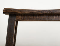 Solid Wood Upholstered Stool