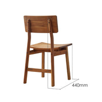 Solid Wood Frame with Cushioned Seat