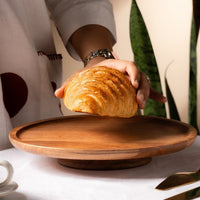 Wooden Food Display Stand for Parties, Home Decor & Dining Table Setup