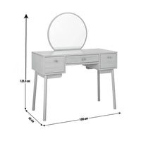 Solid Wood Dressing Table with Drawer for Bedroom
