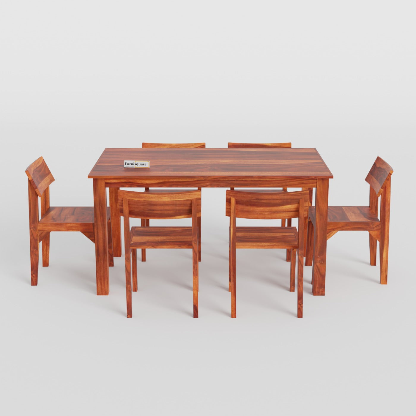 Solid Wood Dining Table 6 Seater with Chair for Dining Room