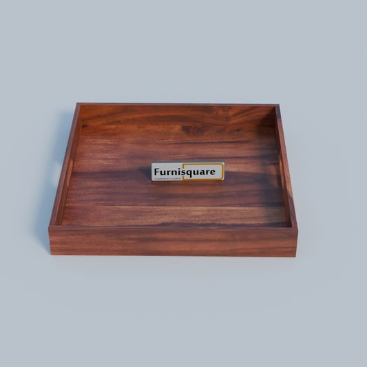 Solid Wood Serving Tray Set for Kitchen Accessories
