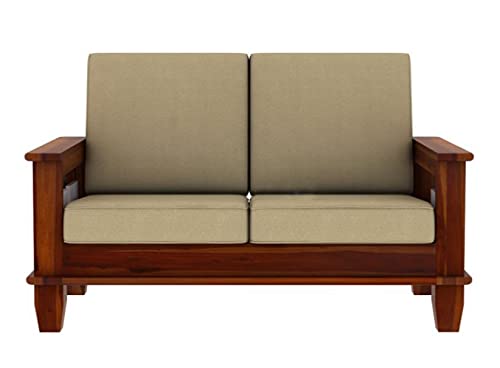 Solid Wood 2 Seater Sofa Set for Living Room