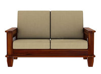 Solid Wood 2 Seater Sofa Set for Living Room